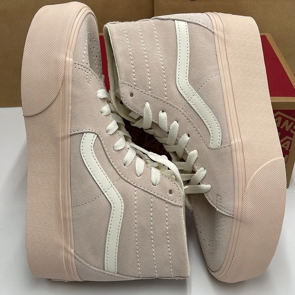 Vans WMNS Sk8-Hi Tapered Stacked Suede Shell VN0A5JMKBXO Platforms Sneakers